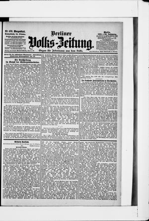 Berliner Volkszeitung on Oct 14, 1905