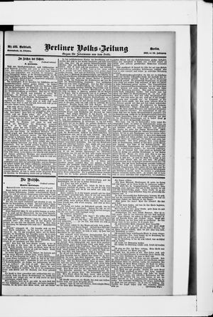 Berliner Volkszeitung on Oct 14, 1905