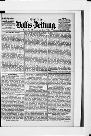 Berliner Volkszeitung vom 15.10.1905