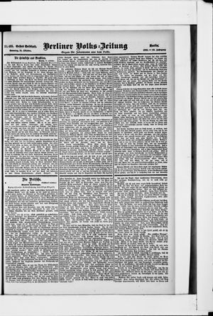 Berliner Volkszeitung on Oct 15, 1905