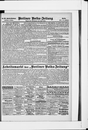 Berliner Volkszeitung vom 15.10.1905