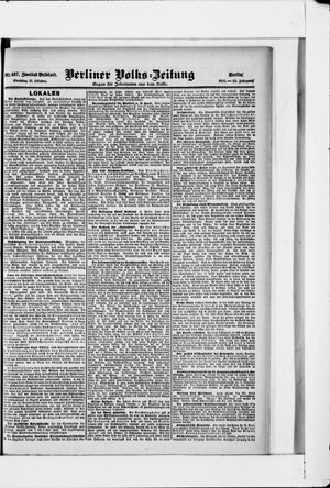 Berliner Volkszeitung vom 17.10.1905