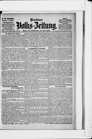 Berliner Volkszeitung vom 18.10.1905