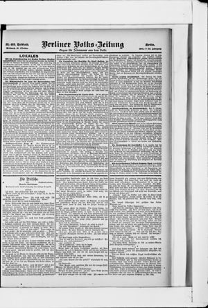 Berliner Volkszeitung vom 18.10.1905