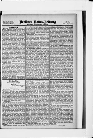 Berliner Volkszeitung vom 19.10.1905