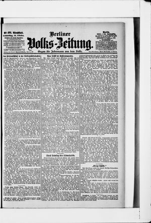 Berliner Volkszeitung vom 19.10.1905