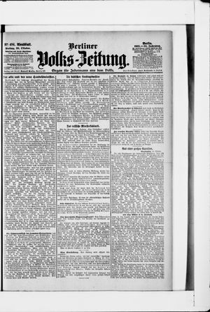 Berliner Volkszeitung vom 20.10.1905