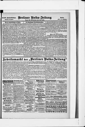Berliner Volkszeitung vom 22.10.1905