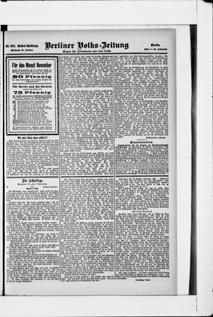Berliner Volkszeitung on Oct 25, 1905
