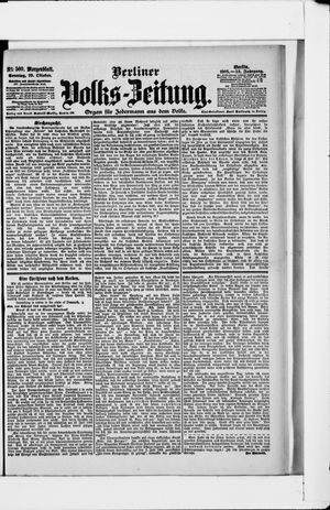 Berliner Volkszeitung vom 29.10.1905