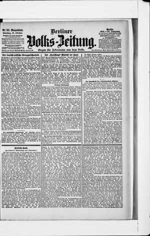 Berliner Volkszeitung vom 31.10.1905