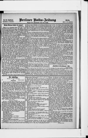 Berliner Volkszeitung vom 04.11.1905