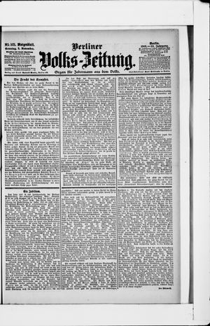 Berliner Volkszeitung vom 05.11.1905