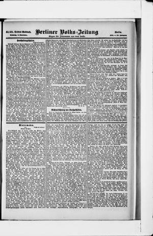 Berliner Volkszeitung vom 05.11.1905