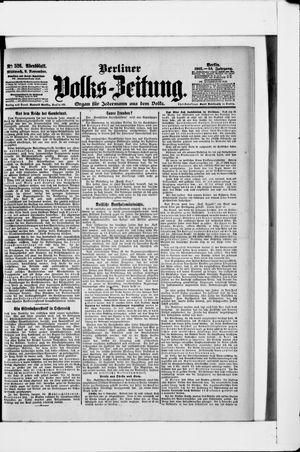 Berliner Volkszeitung vom 08.11.1905