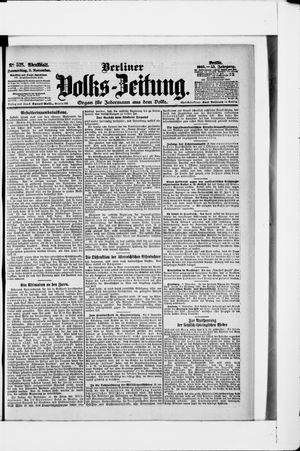 Berliner Volkszeitung vom 09.11.1905