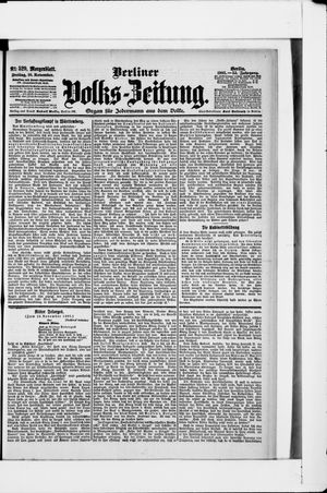 Berliner Volkszeitung vom 10.11.1905