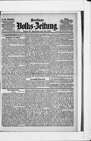 Berliner Volkszeitung vom 11.11.1905