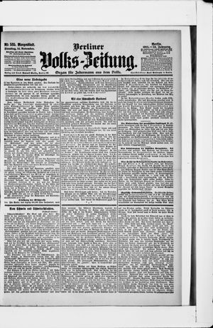 Berliner Volkszeitung on Nov 14, 1905