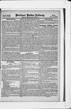 Berliner Volkszeitung on Nov 14, 1905