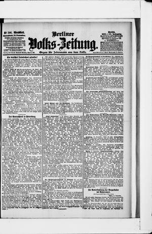 Berliner Volkszeitung vom 18.11.1905