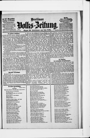 Berliner Volkszeitung vom 21.11.1905