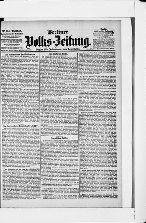 Berliner Volkszeitung vom 25.11.1905