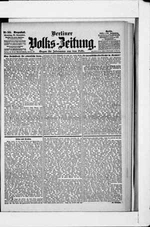 Berliner Volkszeitung on Nov 26, 1905