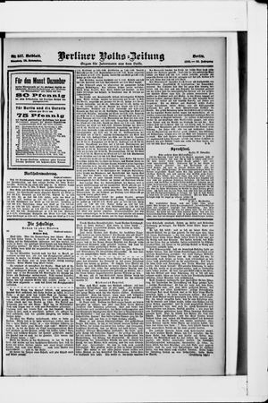 Berliner Volkszeitung vom 28.11.1905