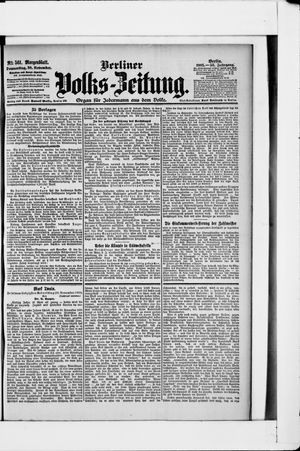Berliner Volkszeitung on Nov 30, 1905