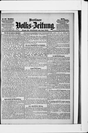 Berliner Volkszeitung vom 30.11.1905