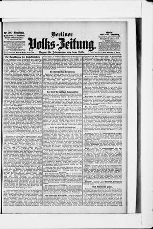 Berliner Volkszeitung vom 02.12.1905