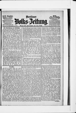 Berliner Volkszeitung on Dec 3, 1905