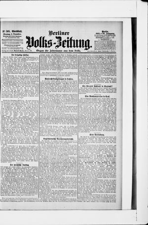 Berliner Volkszeitung vom 04.12.1905