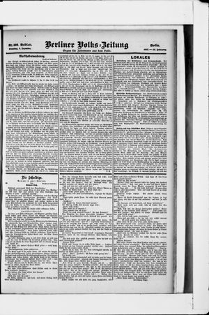 Berliner Volkszeitung vom 05.12.1905