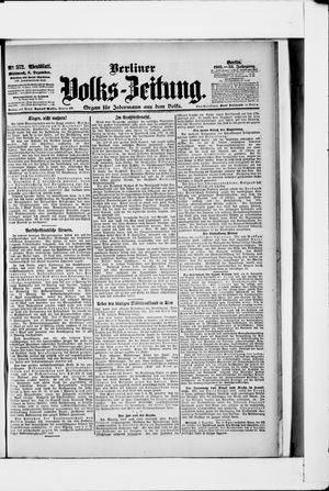 Berliner Volkszeitung vom 06.12.1905