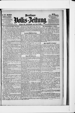 Berliner Volkszeitung vom 08.12.1905