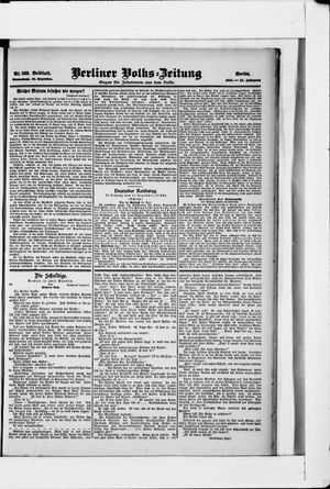 Berliner Volkszeitung vom 16.12.1905