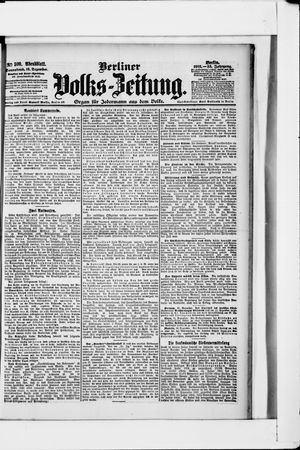 Berliner Volkszeitung vom 16.12.1905
