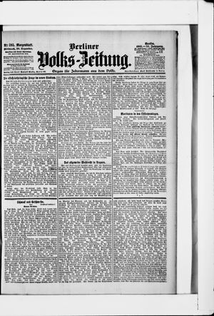 Berliner Volkszeitung on Dec 20, 1905