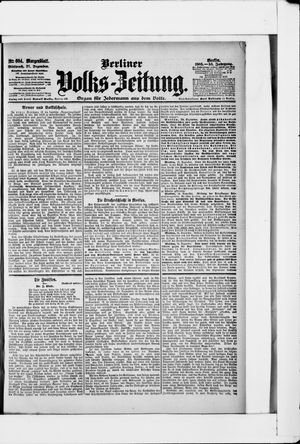 Berliner Volkszeitung vom 27.12.1905
