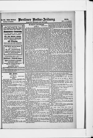 Berliner Volkszeitung vom 31.12.1905