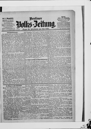 Berliner Volkszeitung vom 03.01.1906