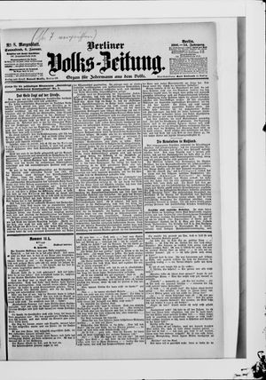 Berliner Volkszeitung vom 06.01.1906
