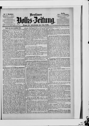 Berliner Volkszeitung vom 06.01.1906