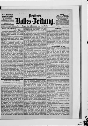 Berliner Volkszeitung vom 10.01.1906