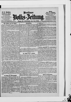 Berliner Volkszeitung vom 16.01.1906