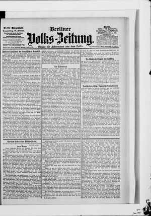 Berliner Volkszeitung on Jan 18, 1906