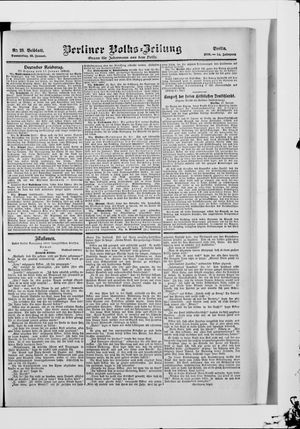 Berliner Volkszeitung vom 18.01.1906
