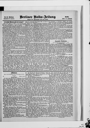 Berliner Volkszeitung on Jan 20, 1906